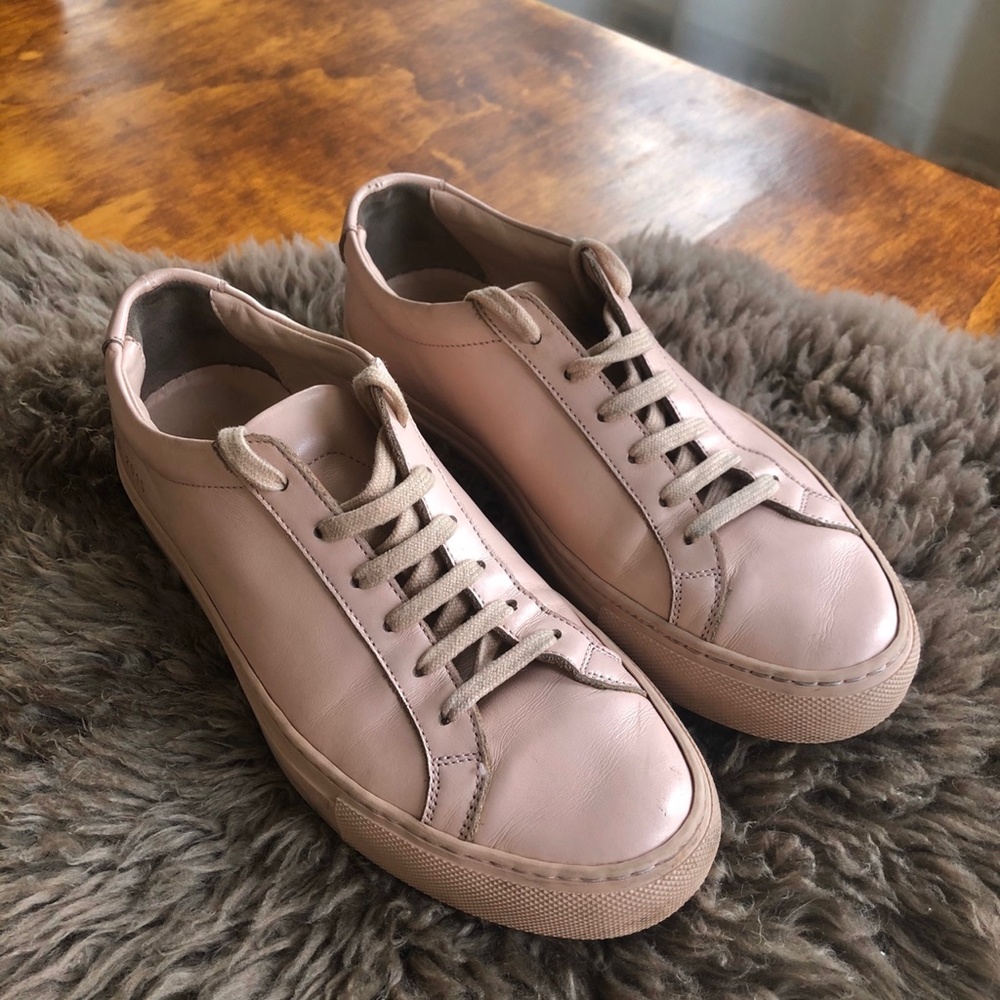 Common Projects Low Achilles Blush Pink - Picture 3 of 4
